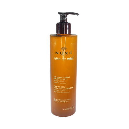 Nuxe Reve de Miel Face And Body Ultra-Rich Cleansing Gel, 400 ml