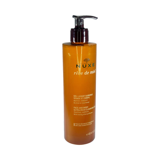 Nuxe Reve de Miel Face And Body Ultra-Rich Cleansing Gel, 400 ml