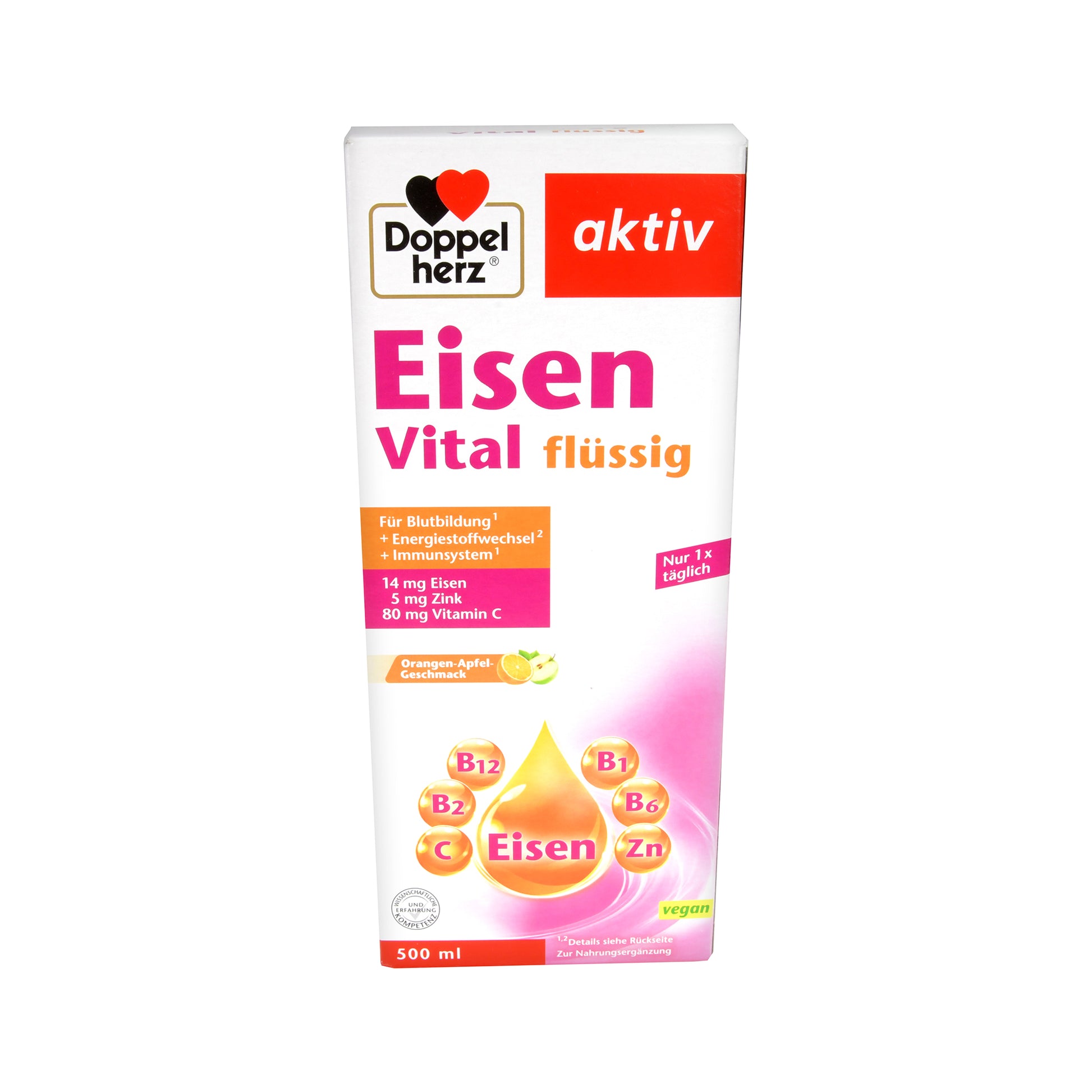 Doppelherz aktiv Eisen Vital flüssig Tonikum, 500 ml