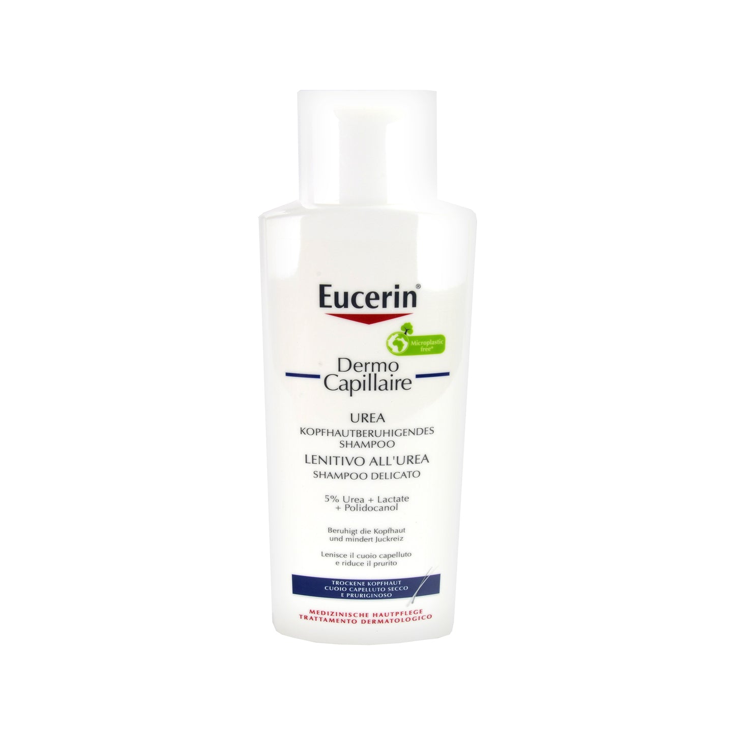 Eucerin DermoCapillaire Kopfhautberuhigendes Urea Shampoo, 250 ml