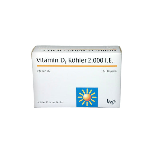 Vitamin D3 Köhler 2.000 I.E. Kapseln, 60 St