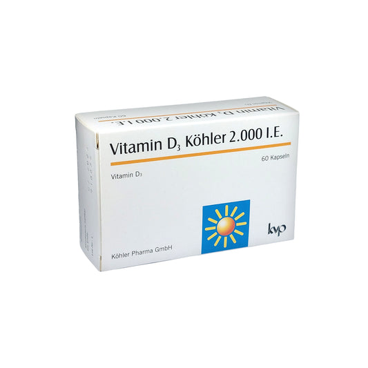 Vitamin D3 Köhler 2.000 I.E. Kapseln, 60 St