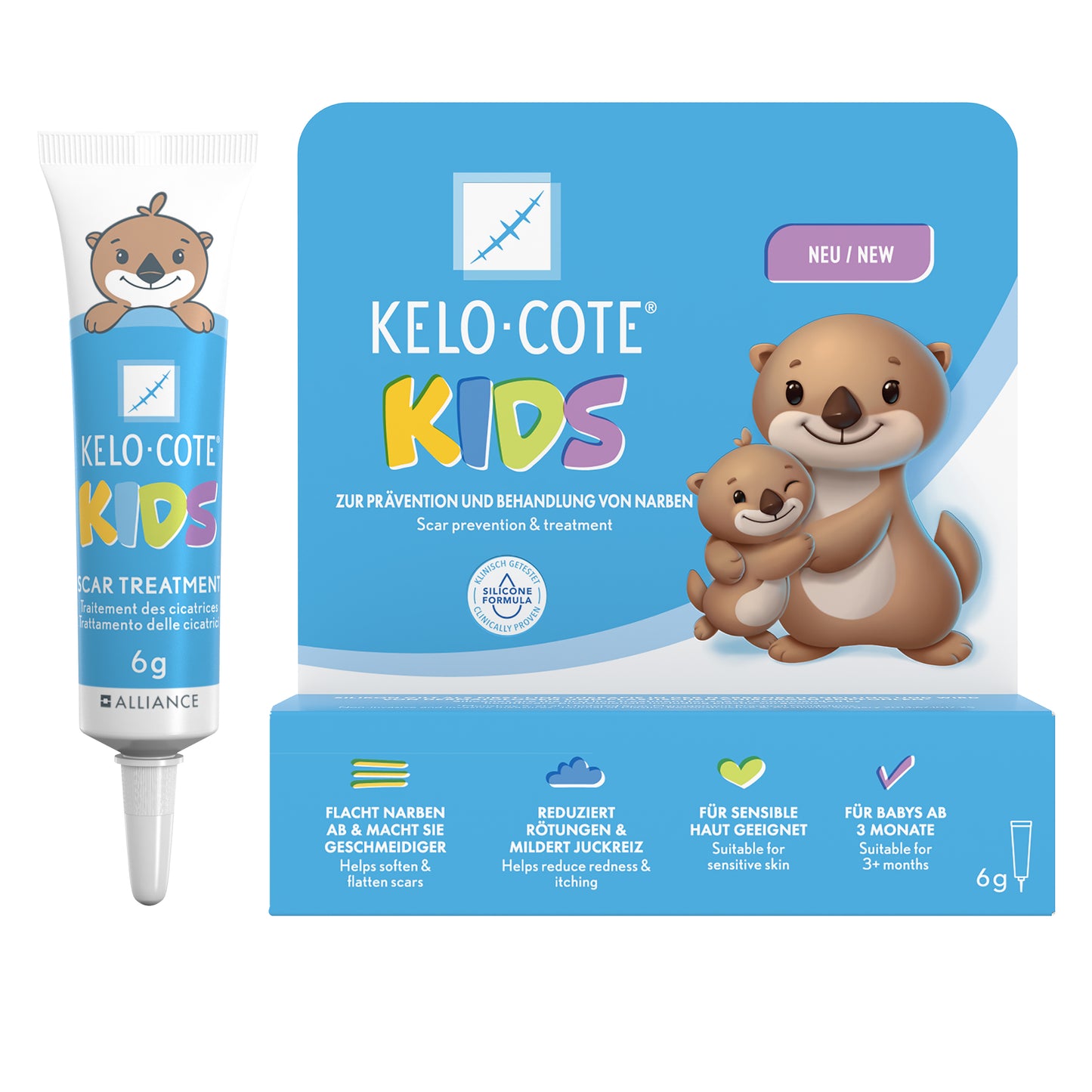 Kelo-cote KIDS silicone gel, 6 g