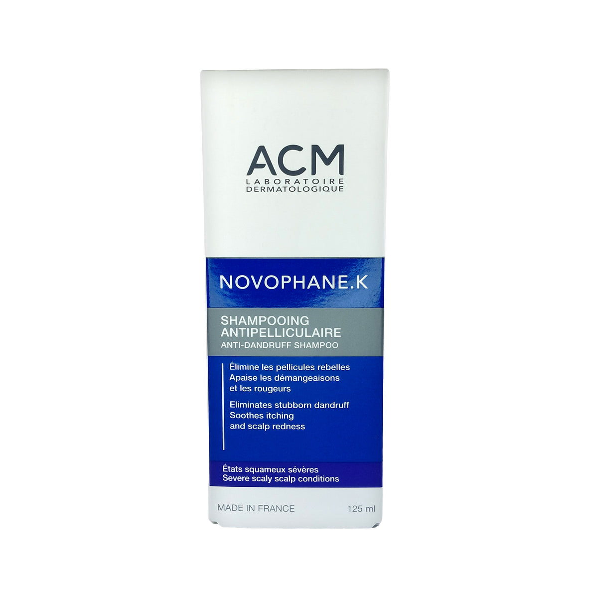 ACM Novophane.K Anti-Dandruff Shampoo, 125 ml