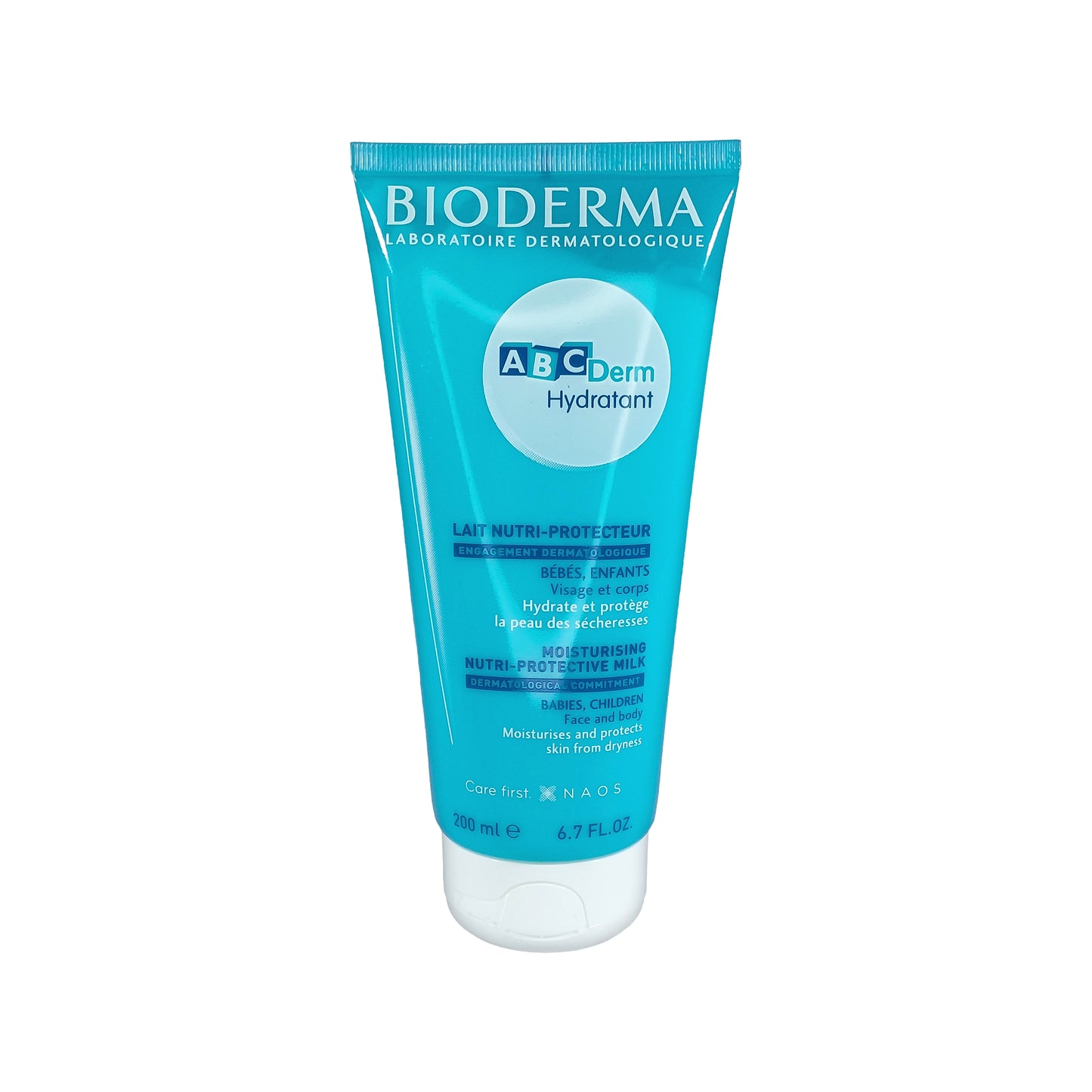 Bioderma ABCDerm Hydratant Feuchtigkeitsspendende Milch Nutri-Schutz, 200 ml