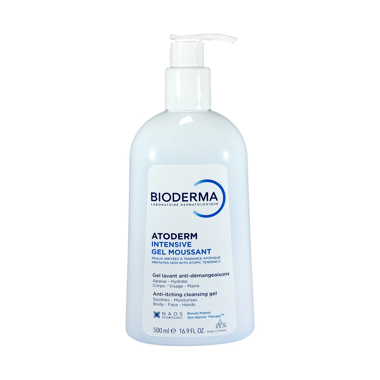 Bioderma Atoderm Intensive Gel Moussant Beruhigendes Gel, 500 ml