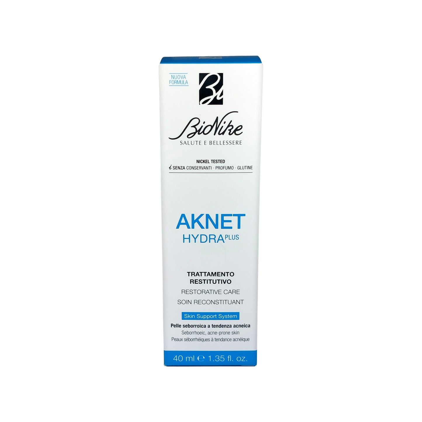 Bionike Aknet Hydra Plus Restorative Care Cream-Gel, 40 ml