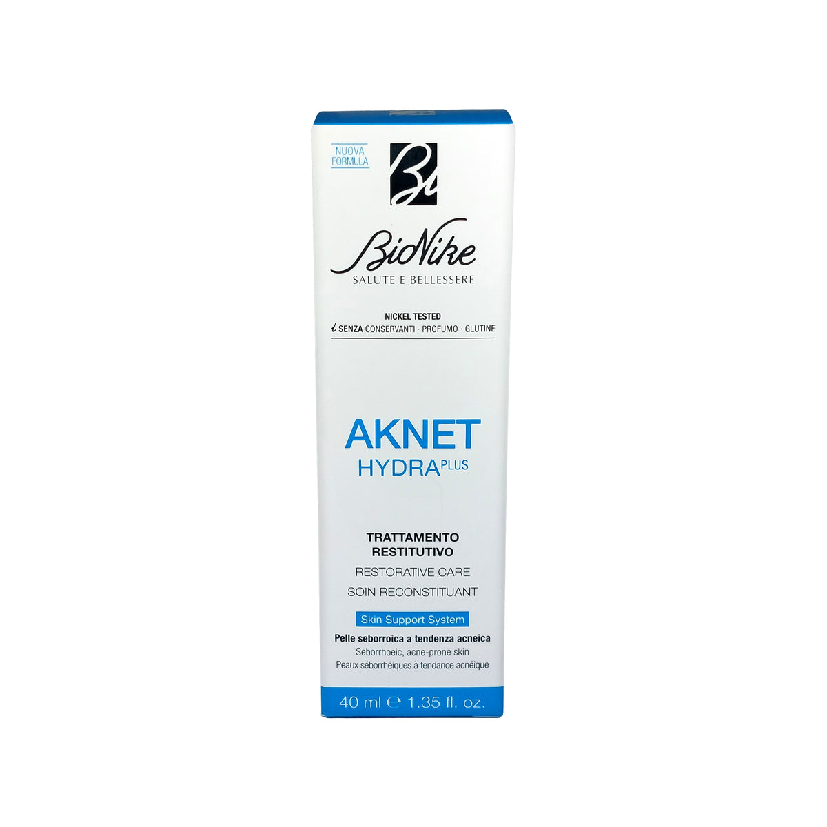 Bionike Aknet Hydra Plus Restorative Care Cream-Gel, 40 ml