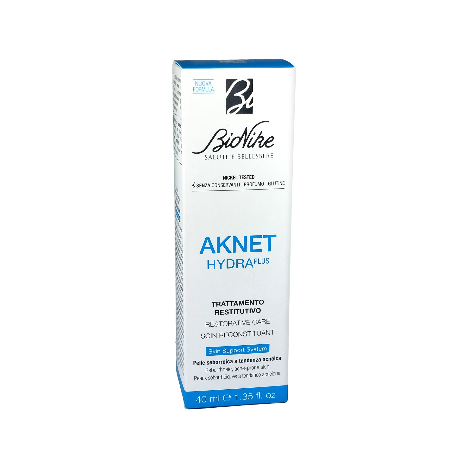 Bionike Aknet Hydra Plus Restorative Care Cream-Gel, 40 ml