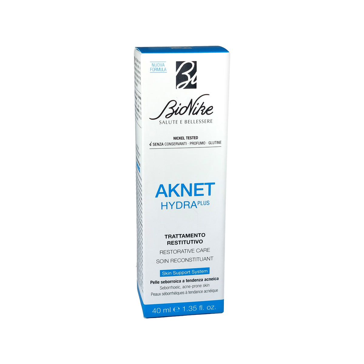 Bionike Aknet Hydra Plus Restorative Care Cream-Gel, 40 ml