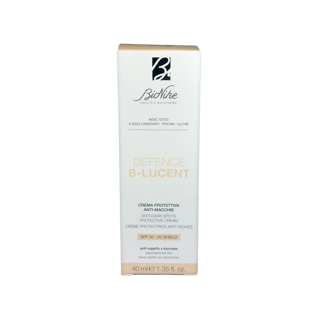 Bionike Defence B-Lucent Anti-Dark Spots Protective Cream SPF 50, 40 ml
