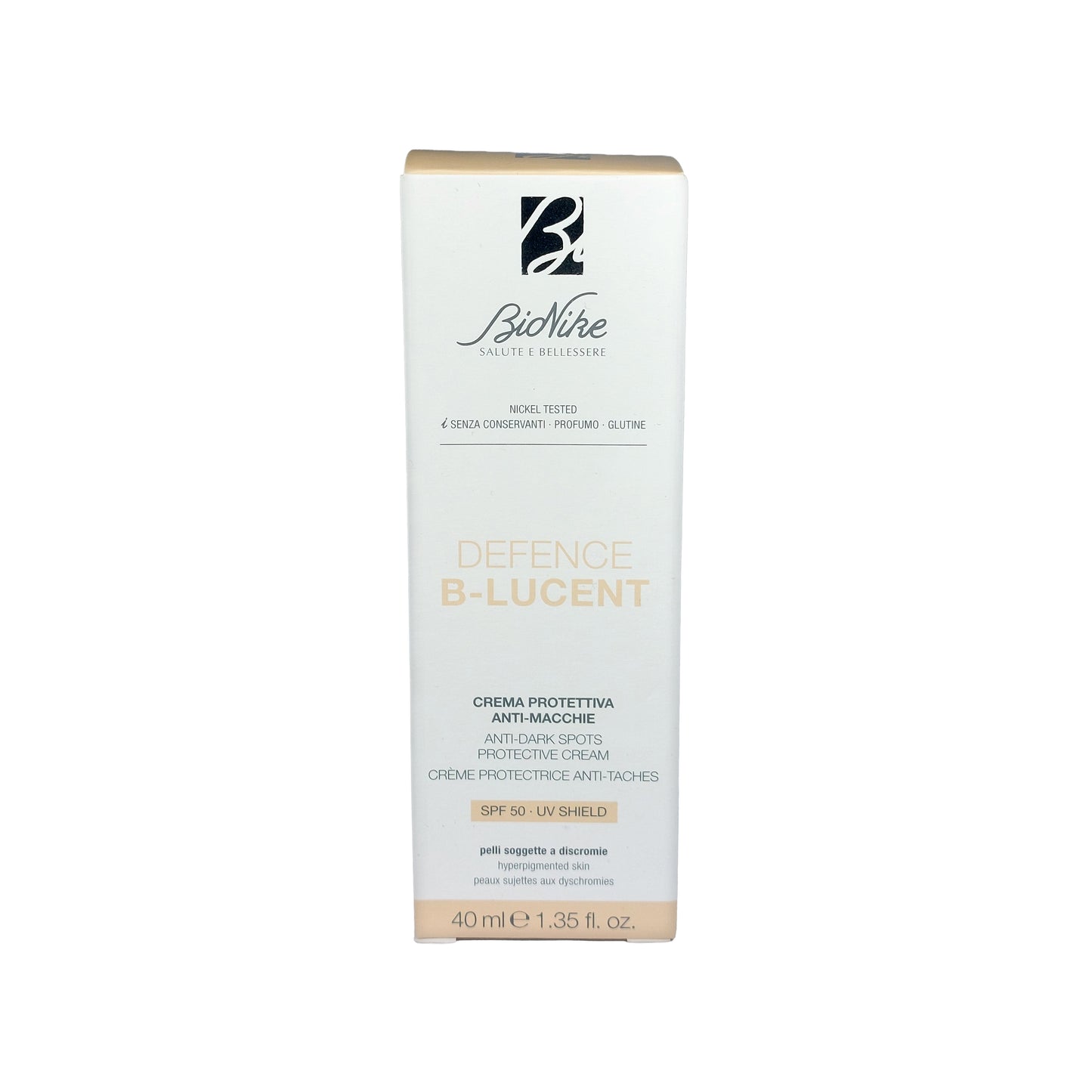 Bionike Defence B-Lucent Anti-Dark Spots Protective Cream SPF 50, 40 ml