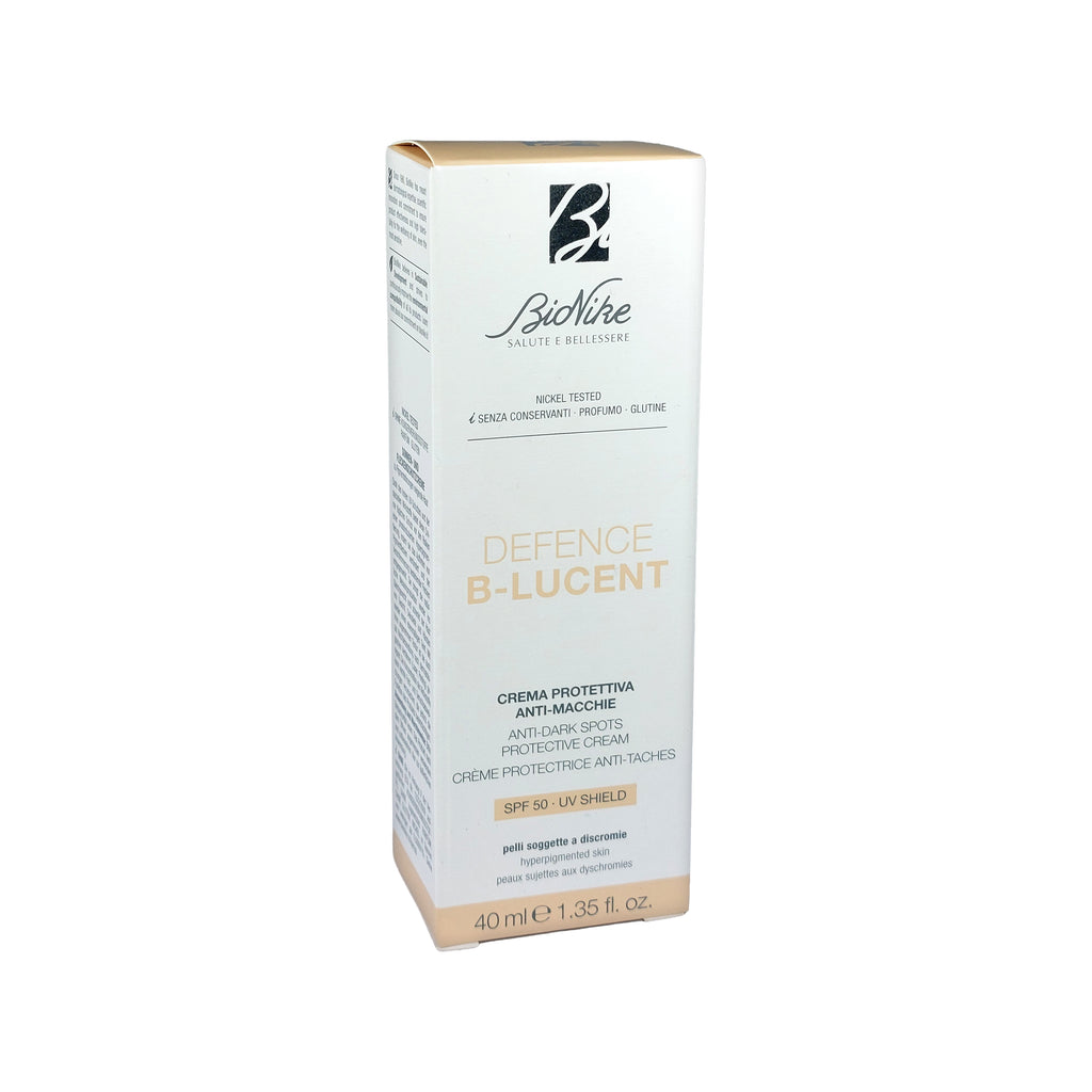 Bionike Defence B-Lucent Anti-Dark Spots Protective Cream SPF 50, 40 ml