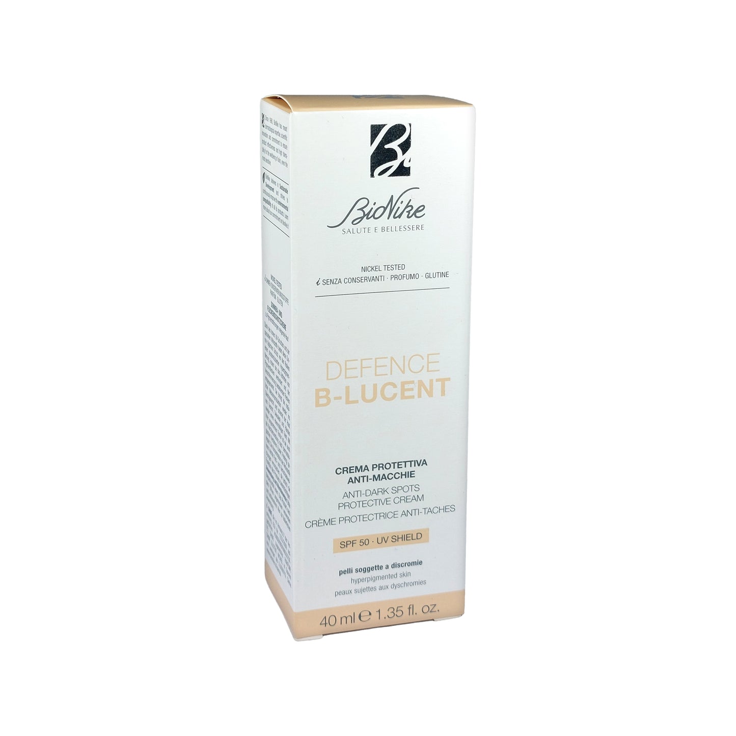 Bionike Defence B-Lucent Anti-Dark Spots Protective Cream SPF 50, 40 ml