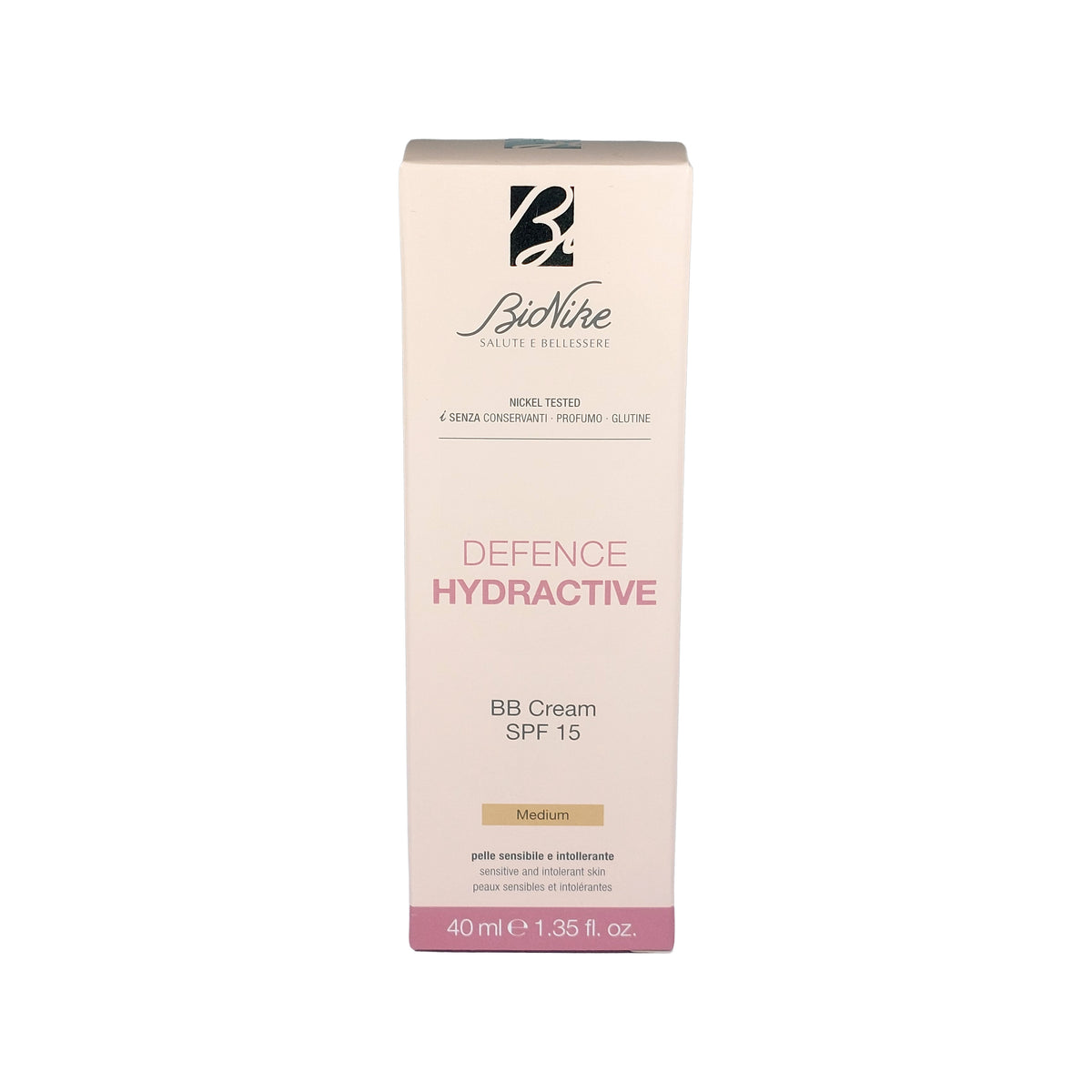 Bionike Defence Hydractive BB Cream SPF 15 Medium, 40 ml