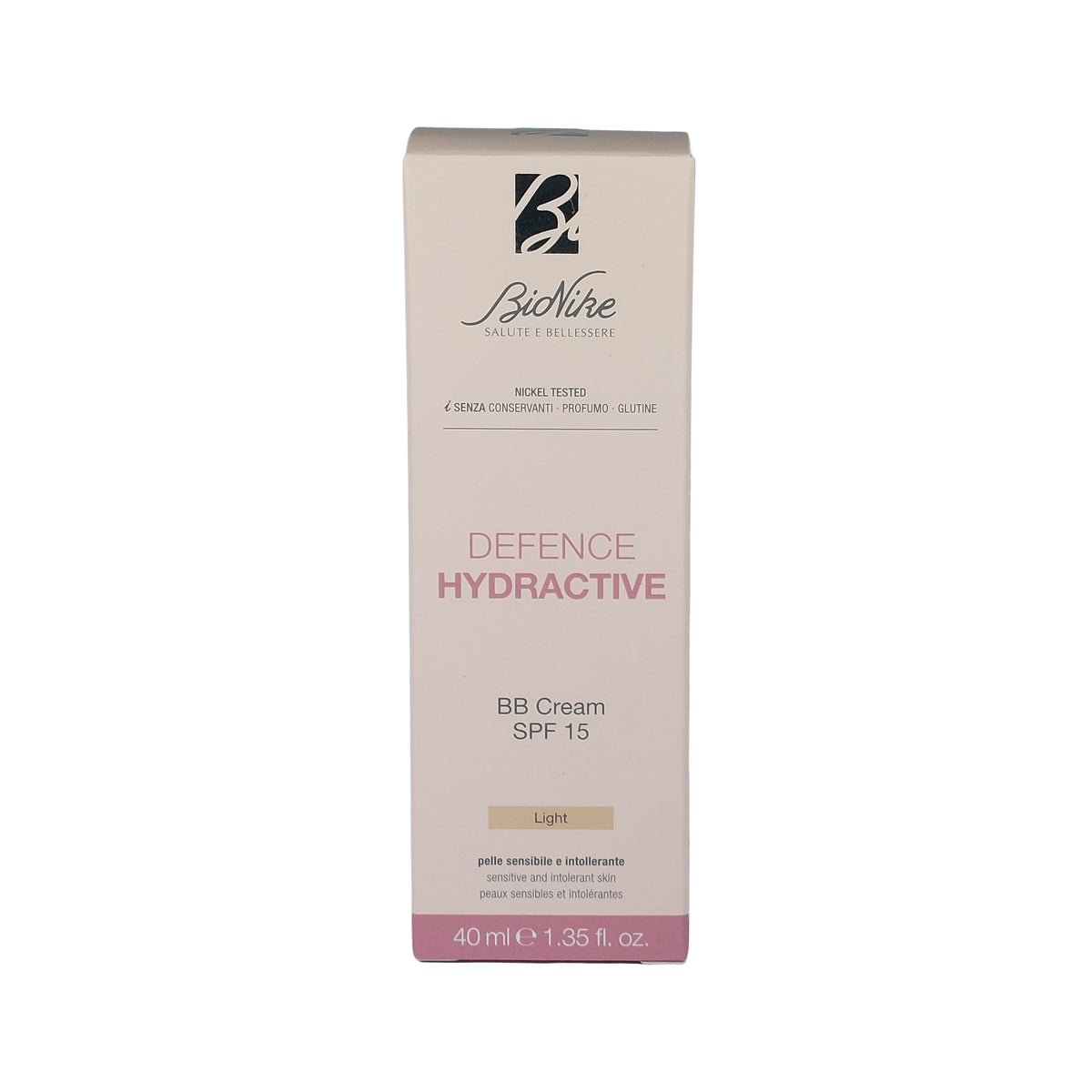 Bionike Defence Hydractive BB Cream SPF15 Light, 40 ml