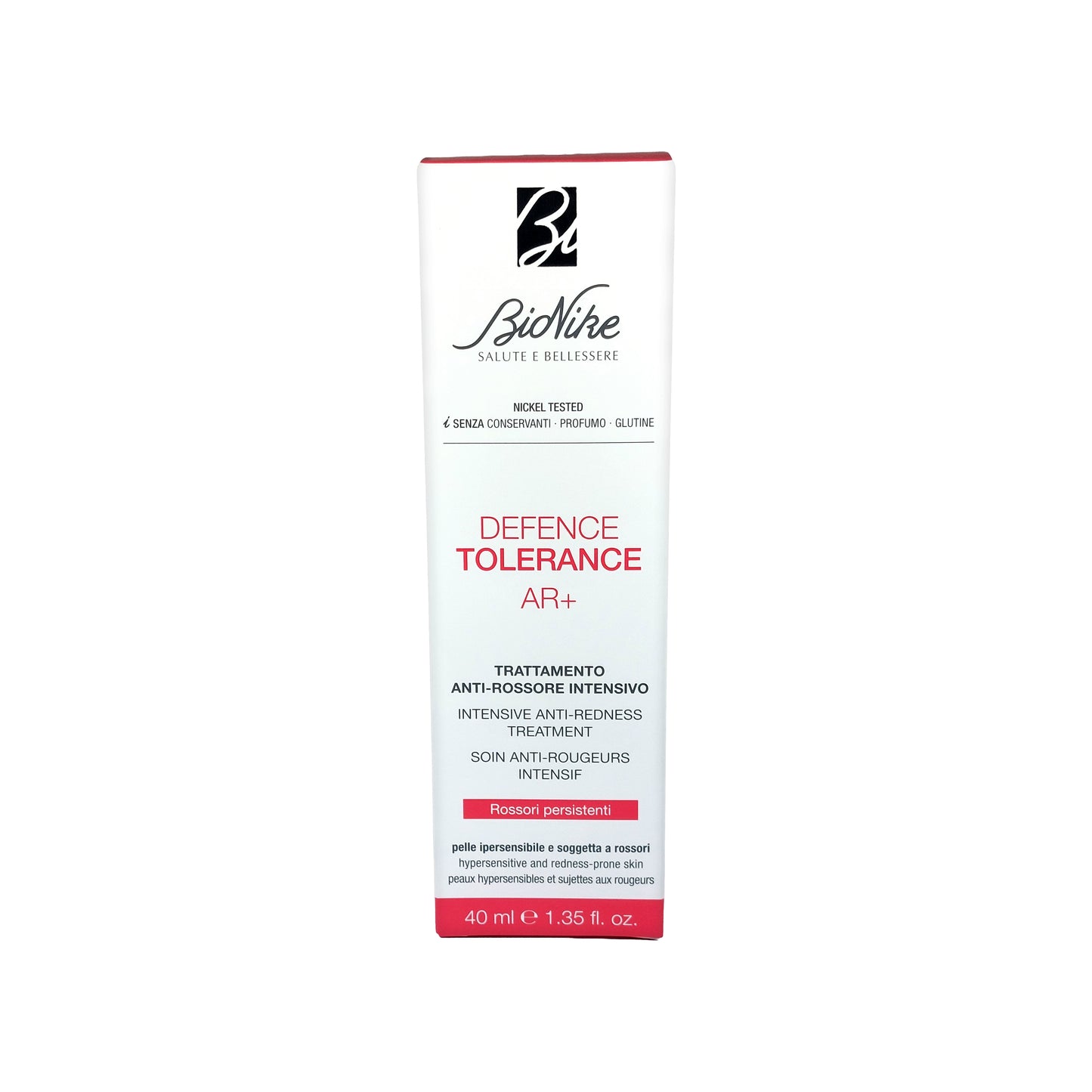 Bionike Defence Tolerance AR+ Intensive Anti-Redness Treatment, 40 ml
