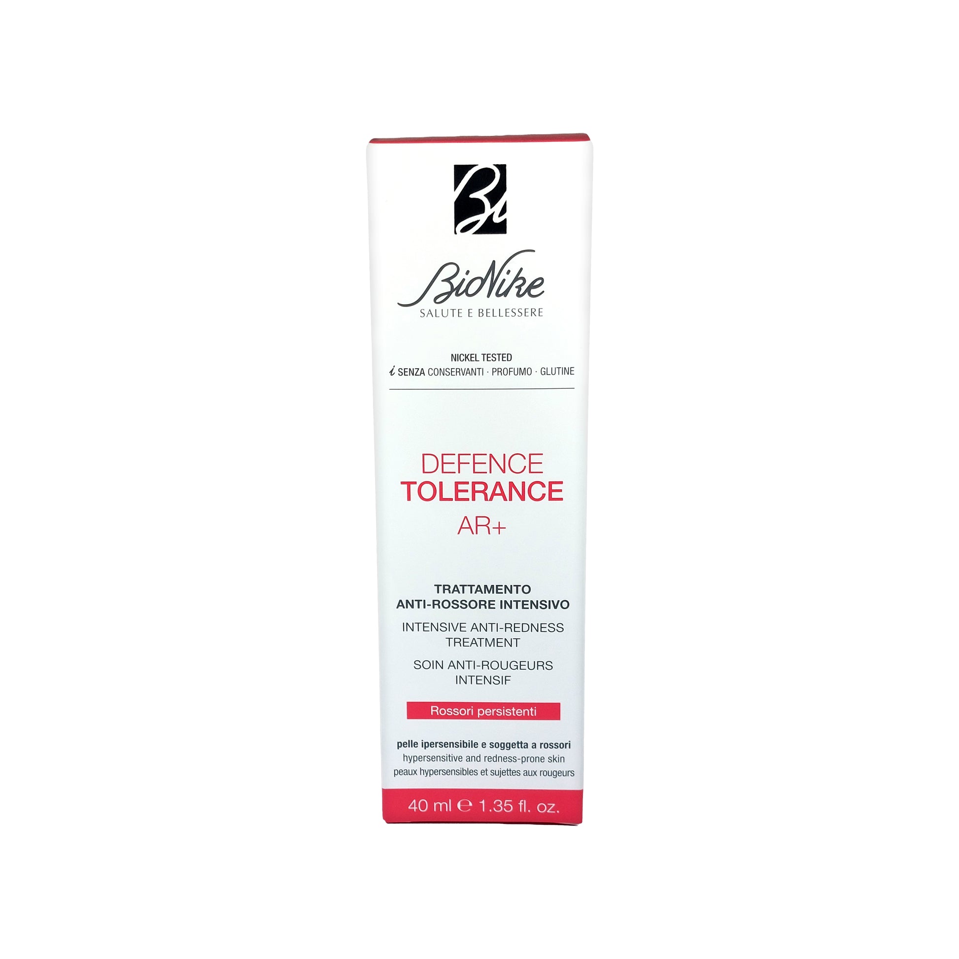 Bionike Defence Tolerance AR+ Intensive Anti-Redness Treatment, 40 ml