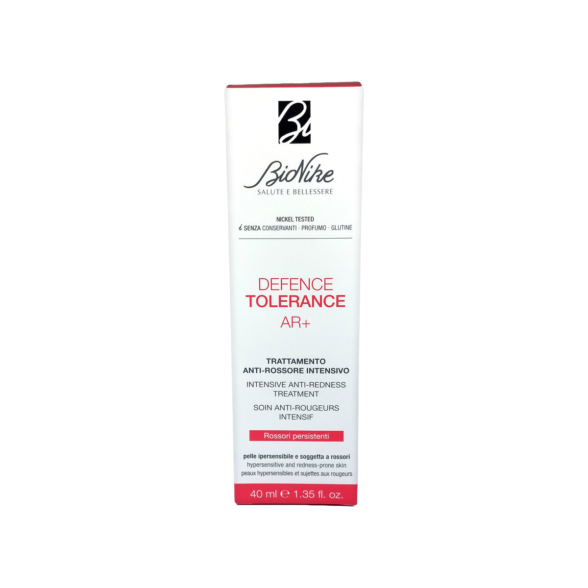 Bionike Defence Tolerance AR+ Intensive Anti-Redness Treatment, 40 ml