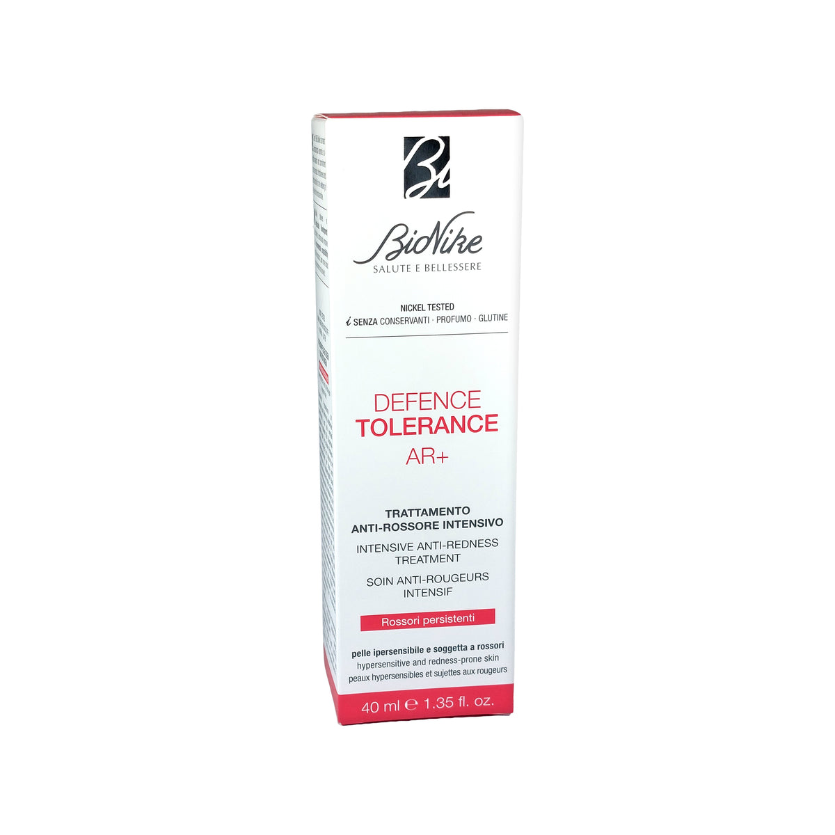 Bionike Defence Tolerance AR+ Intensive Anti-Redness Treatment, 40 ml