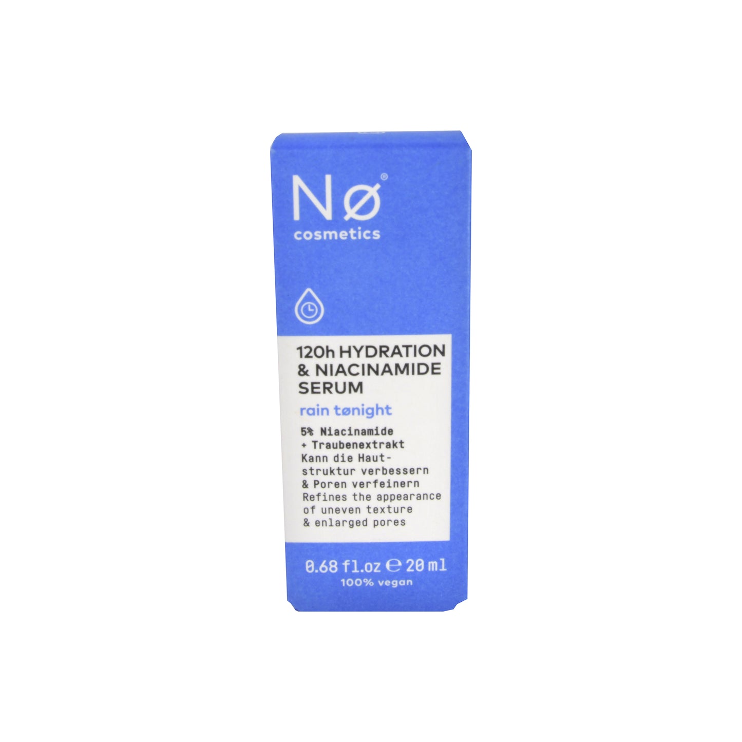 Nø Cosmetics 120h Hydration & Niacinamide Serum, 50 ml