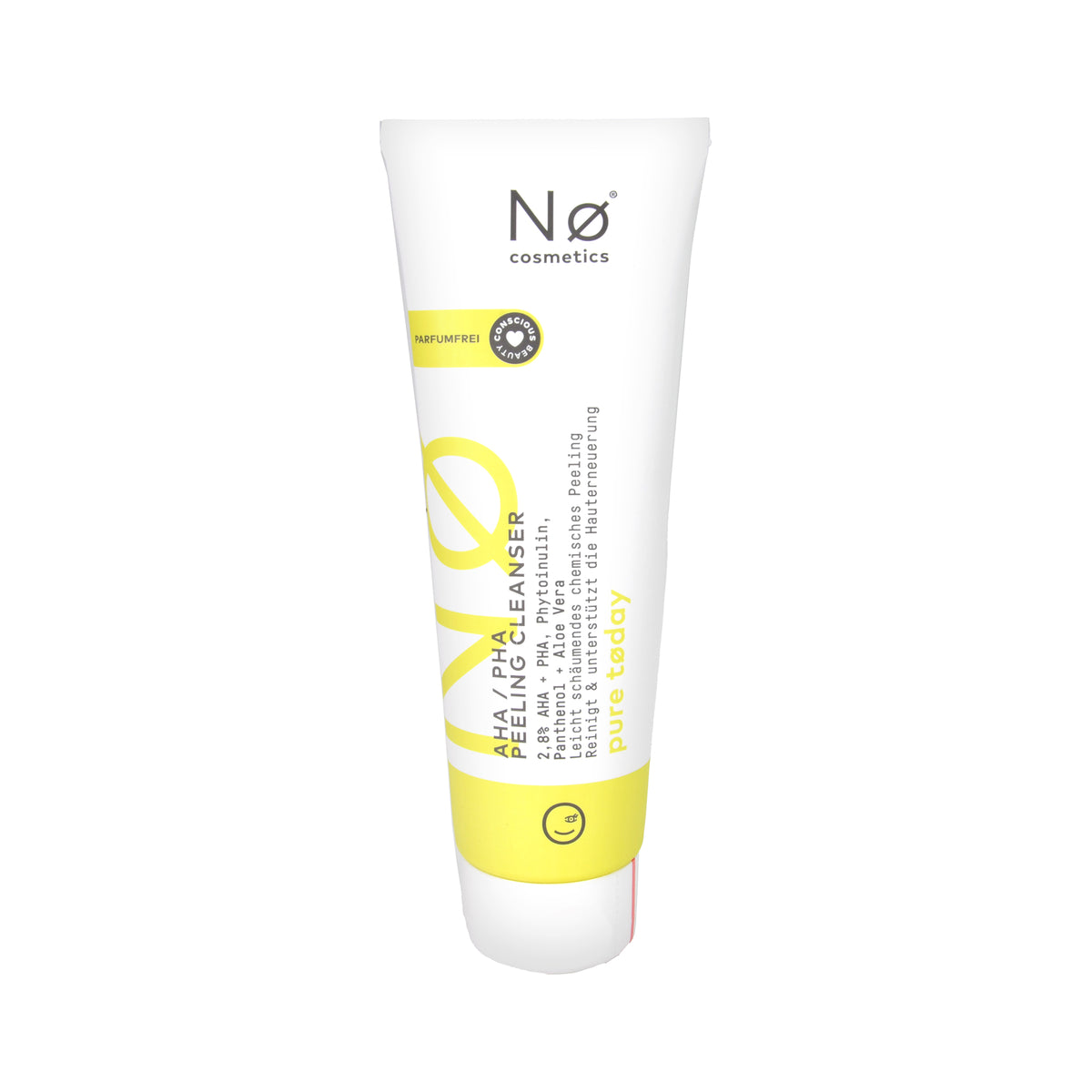 Nø Cosmetics AHA/PHA Peeling Cleanser, 125 ml