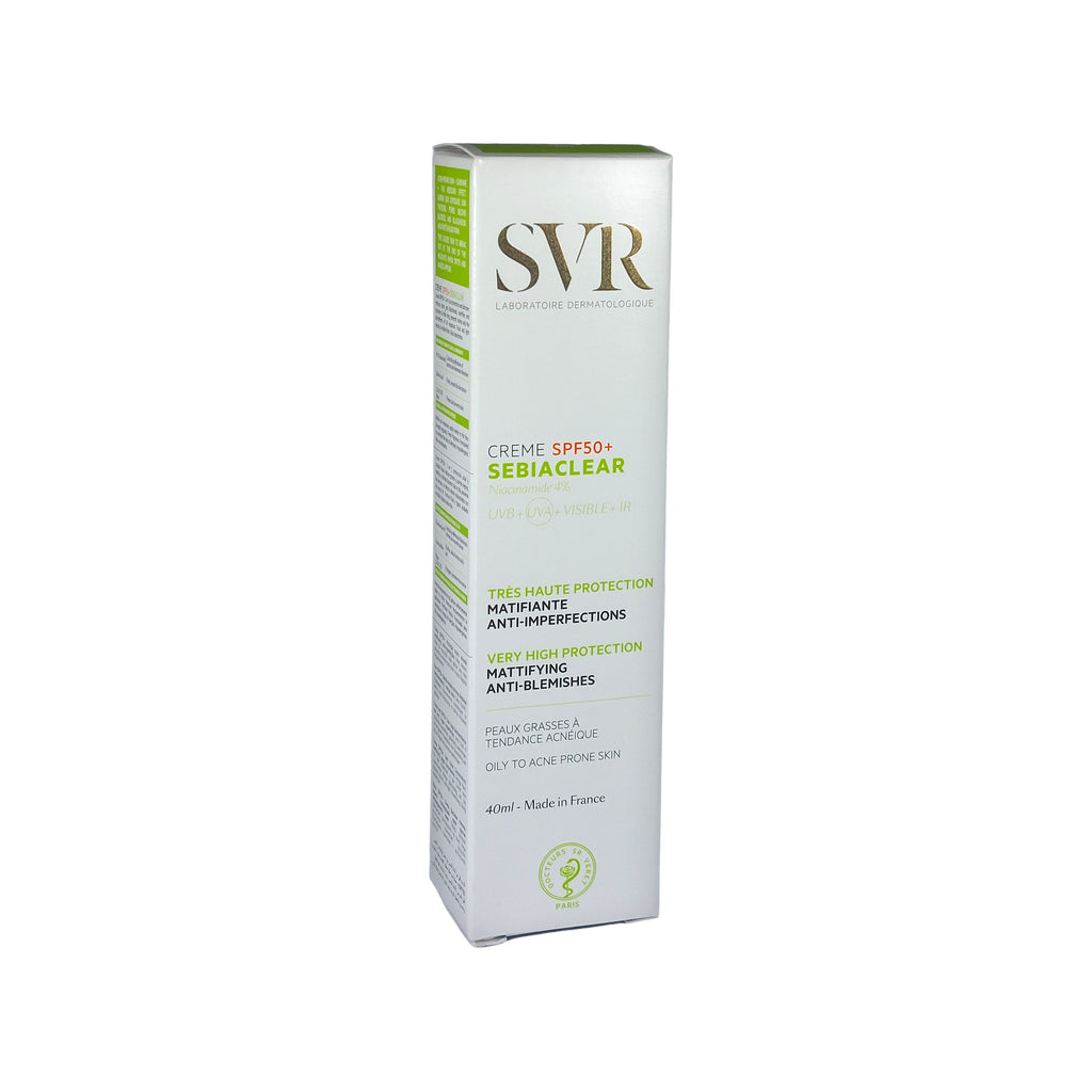 SVR Sebiaclear Creme Mattifying Anti-Blemishes SPF 50+, 40 ml