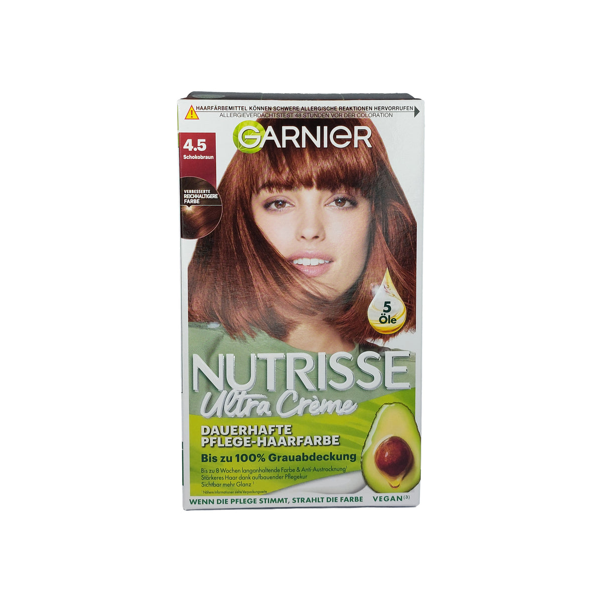 Garnier Nutrisse Creme Coloration 45 schokobraun, 140 ml