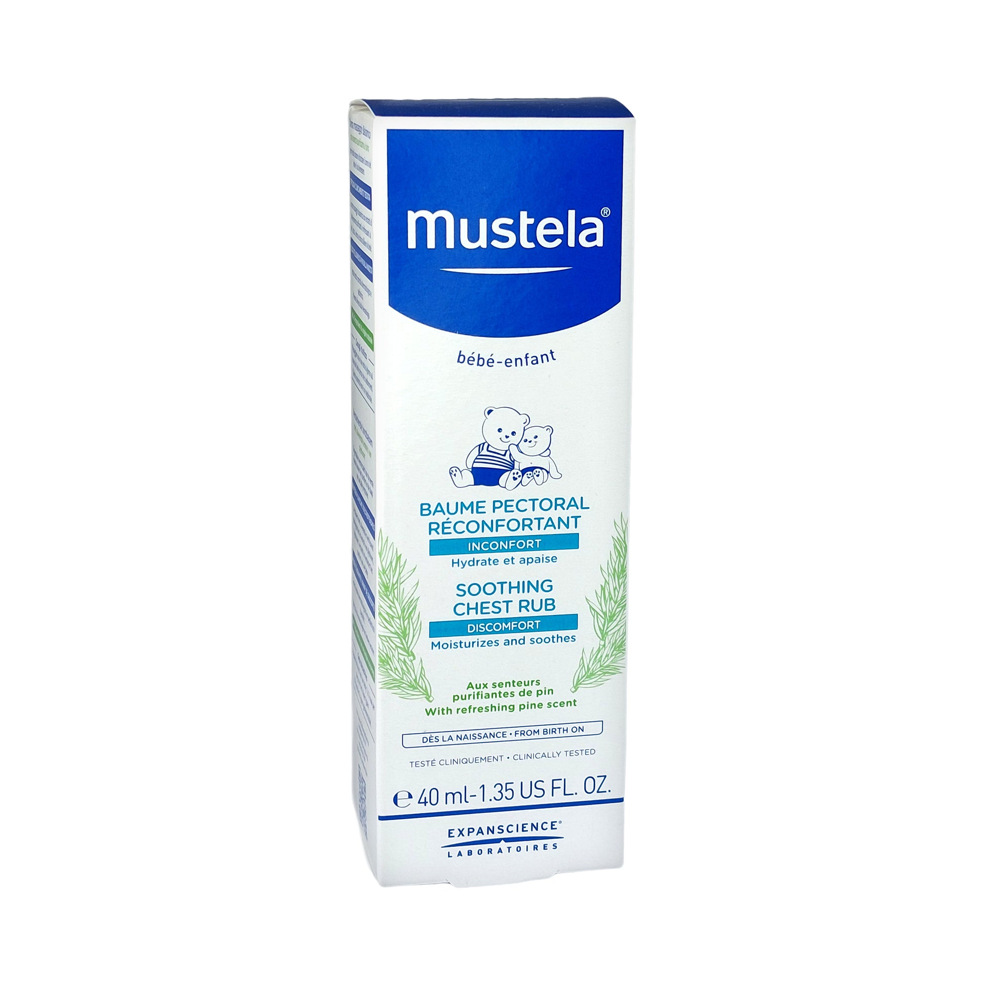 Mustela Baby Soothing Chest Rub Beruhigender Pflegebalsam, 40 ml