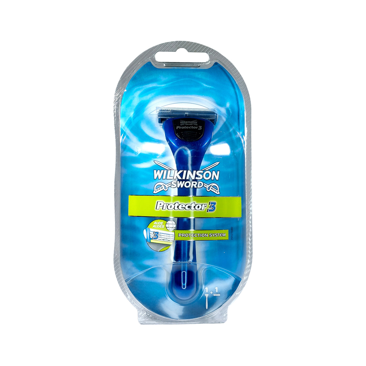 Wilkinson Sword Protector3 Rasierer + 1 Ersatzklinge, 1 Set