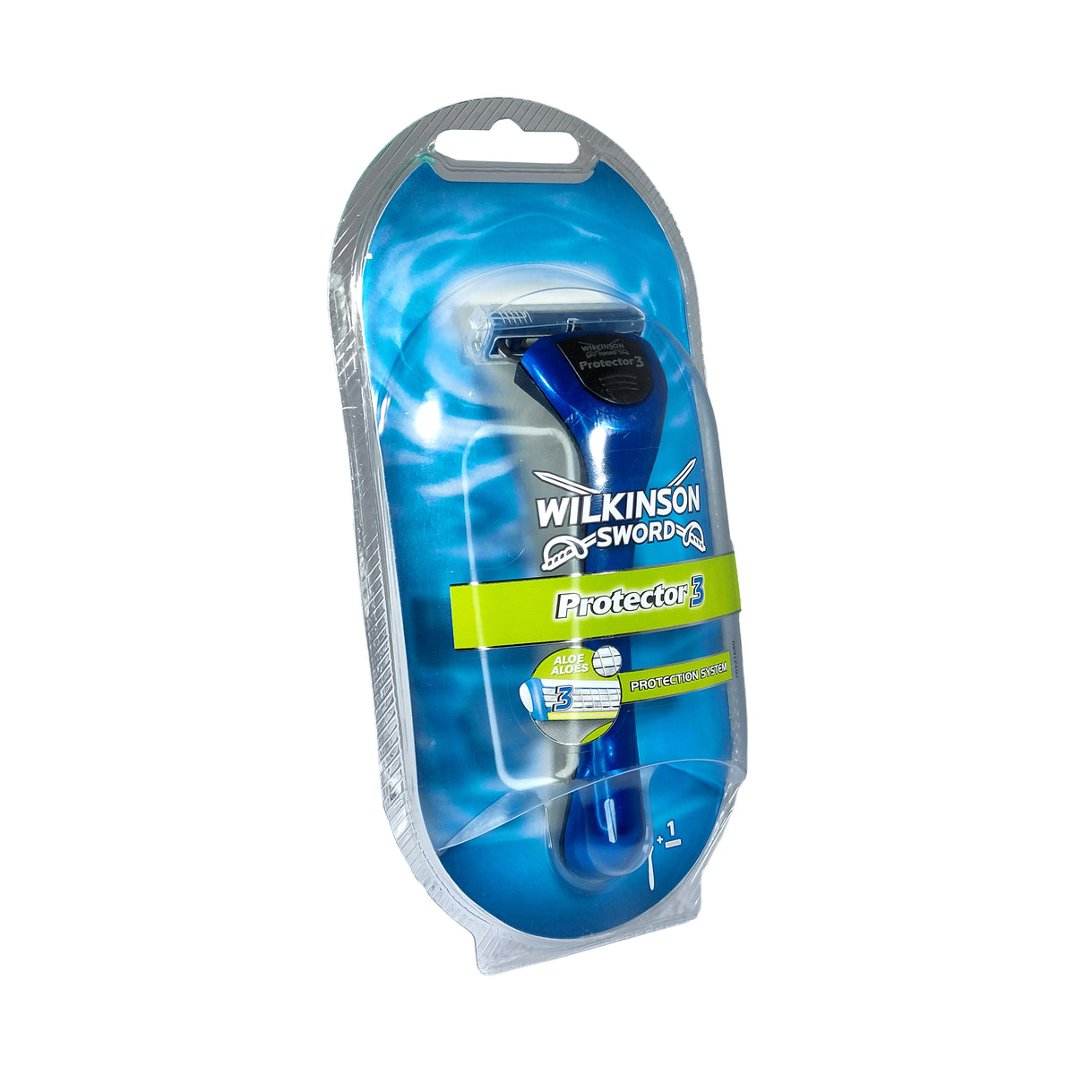 Wilkinson Sword Protector3 Rasierer + 1 Ersatzklinge, 1 Set
