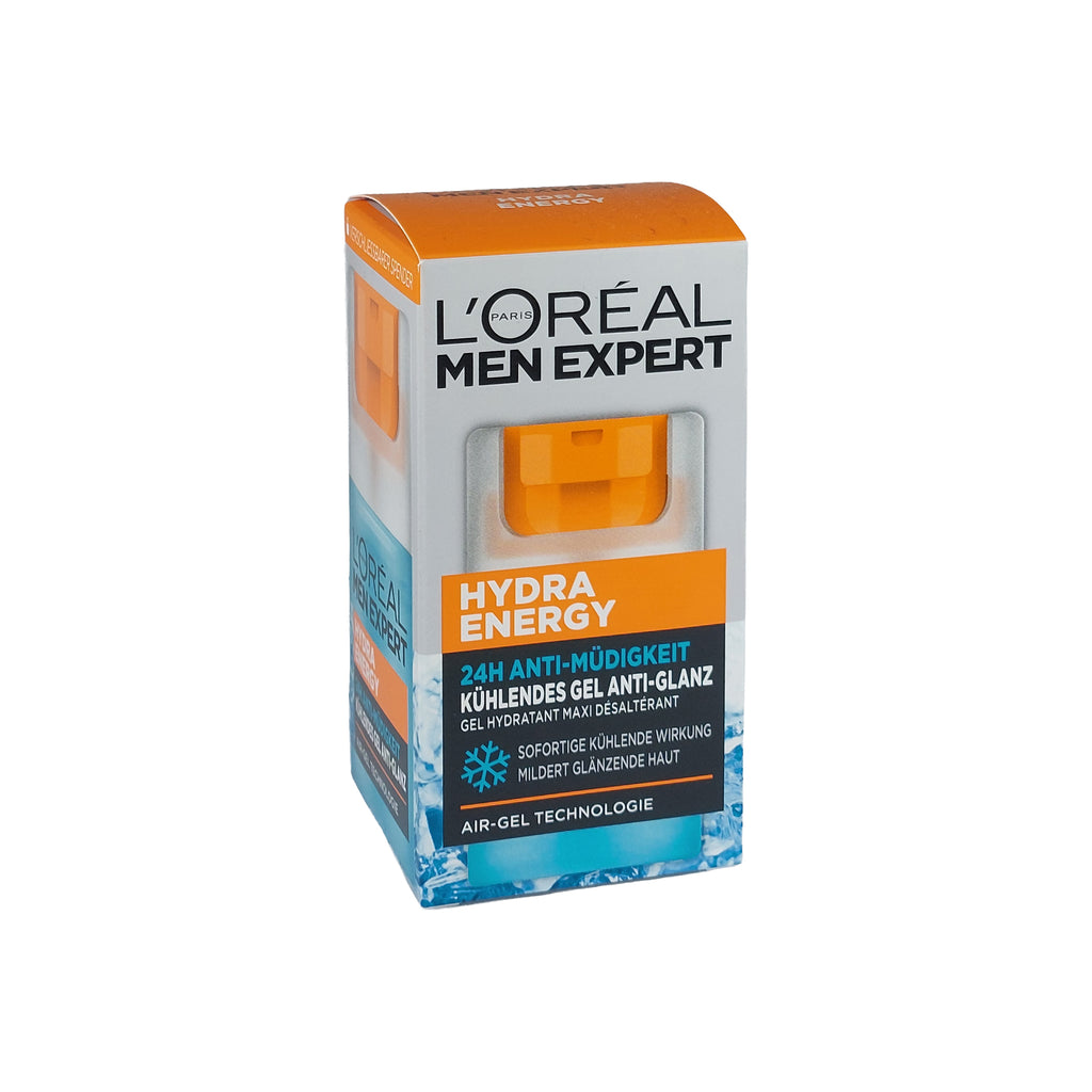 L'Oréal Men Expert Kühlendes Gel Anti-Glanz Hydra Energy, 50 ml