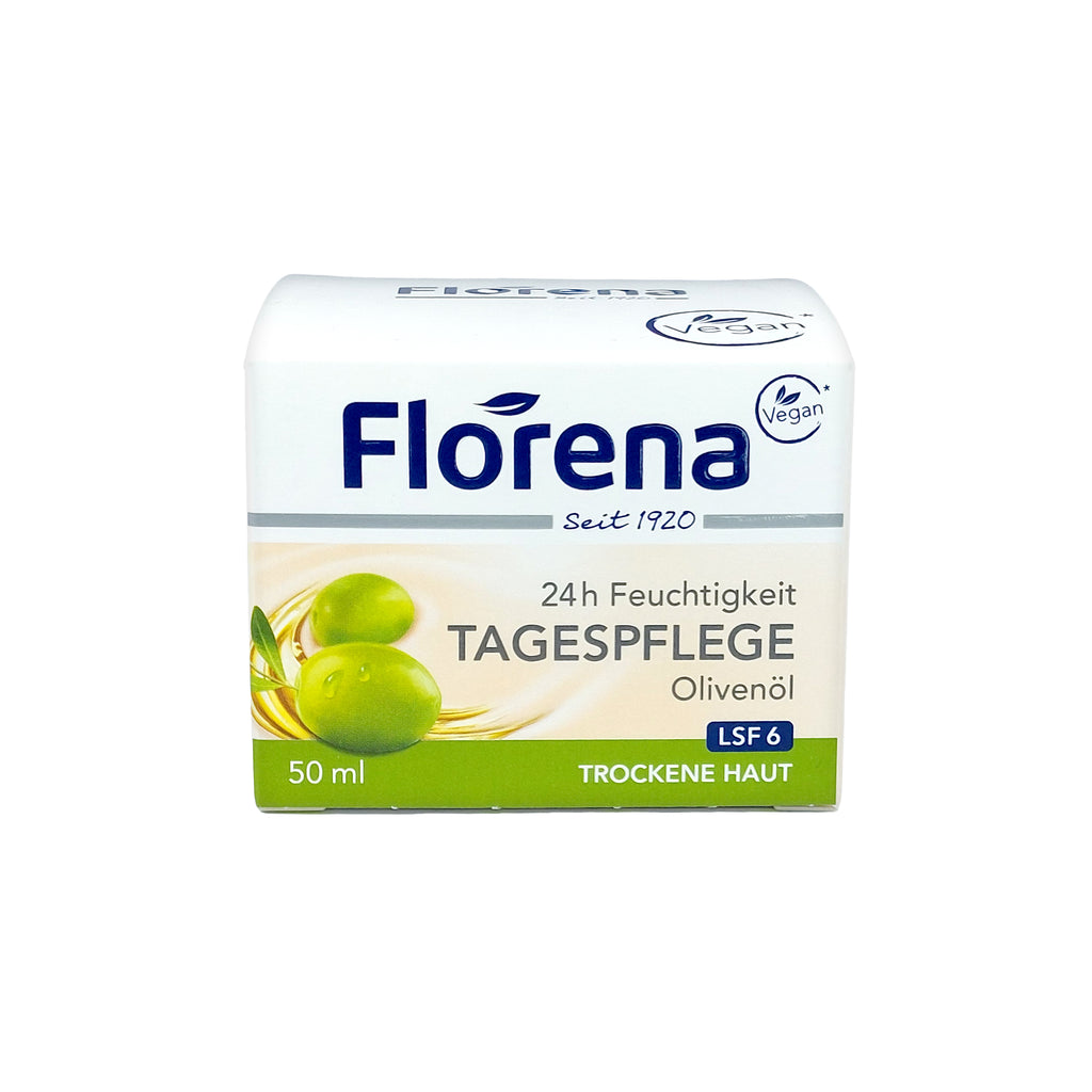 Florena Tagespflege Olivenöl 24h Feuchtigkeit LSF 6, 50 ml