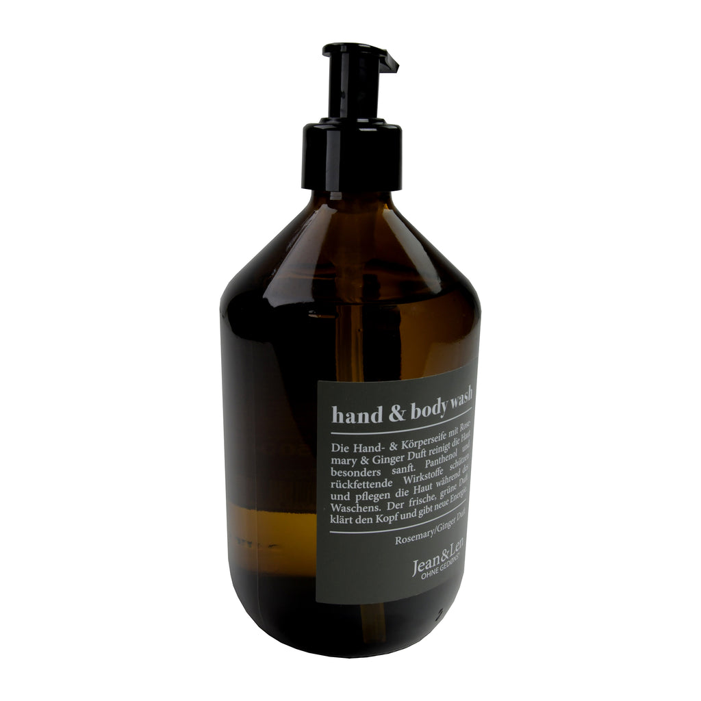 Jean&Len Hand & Body Wash Rosemary & Ginger, 500 ml