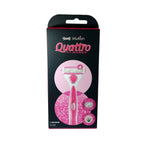Wilkinson Sword Quattro for Women Rasierer + 1 Ersatzklinge, 1 Set
