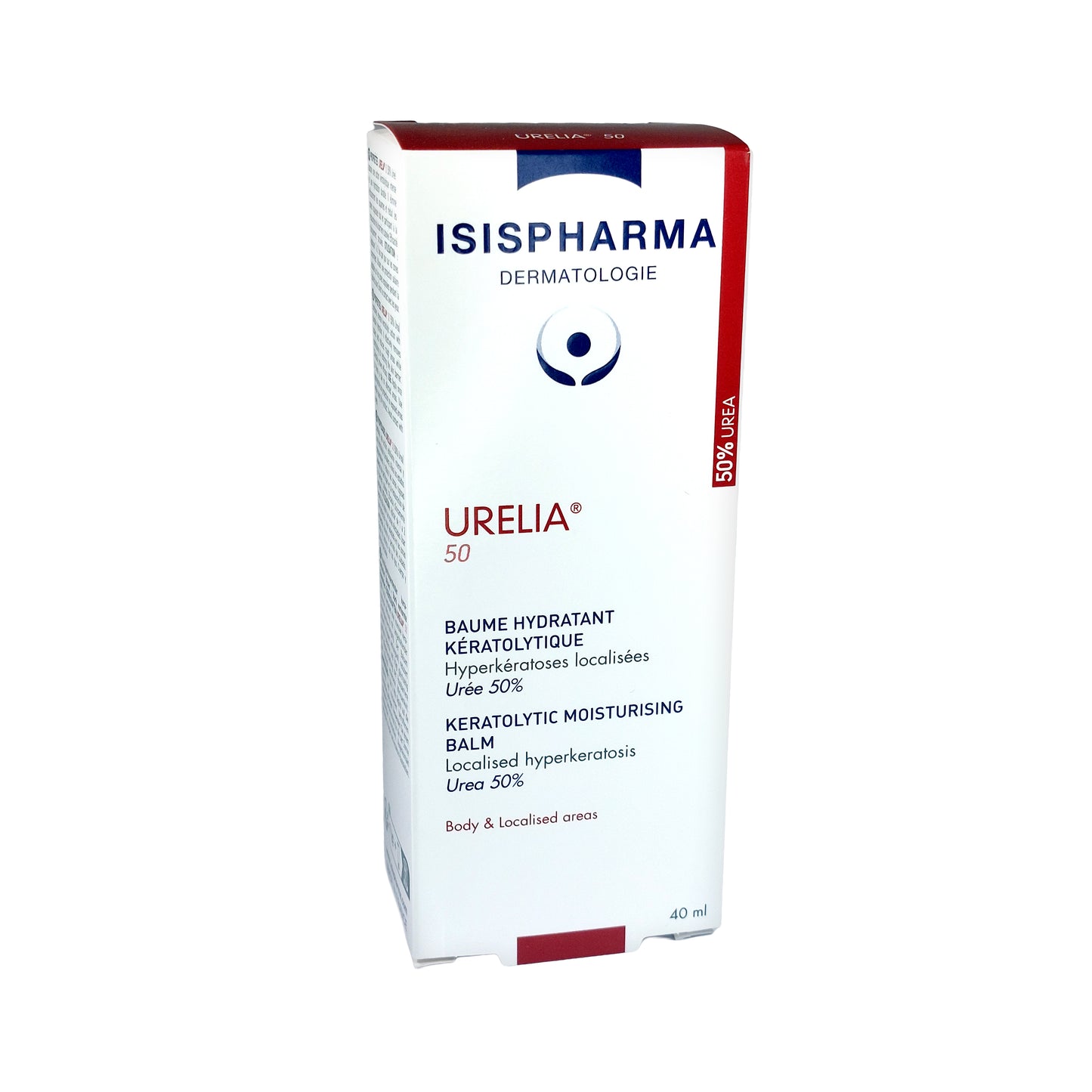 Isispharma Urelia 50 Keratolytic Moisturizing Balm, 40 ml