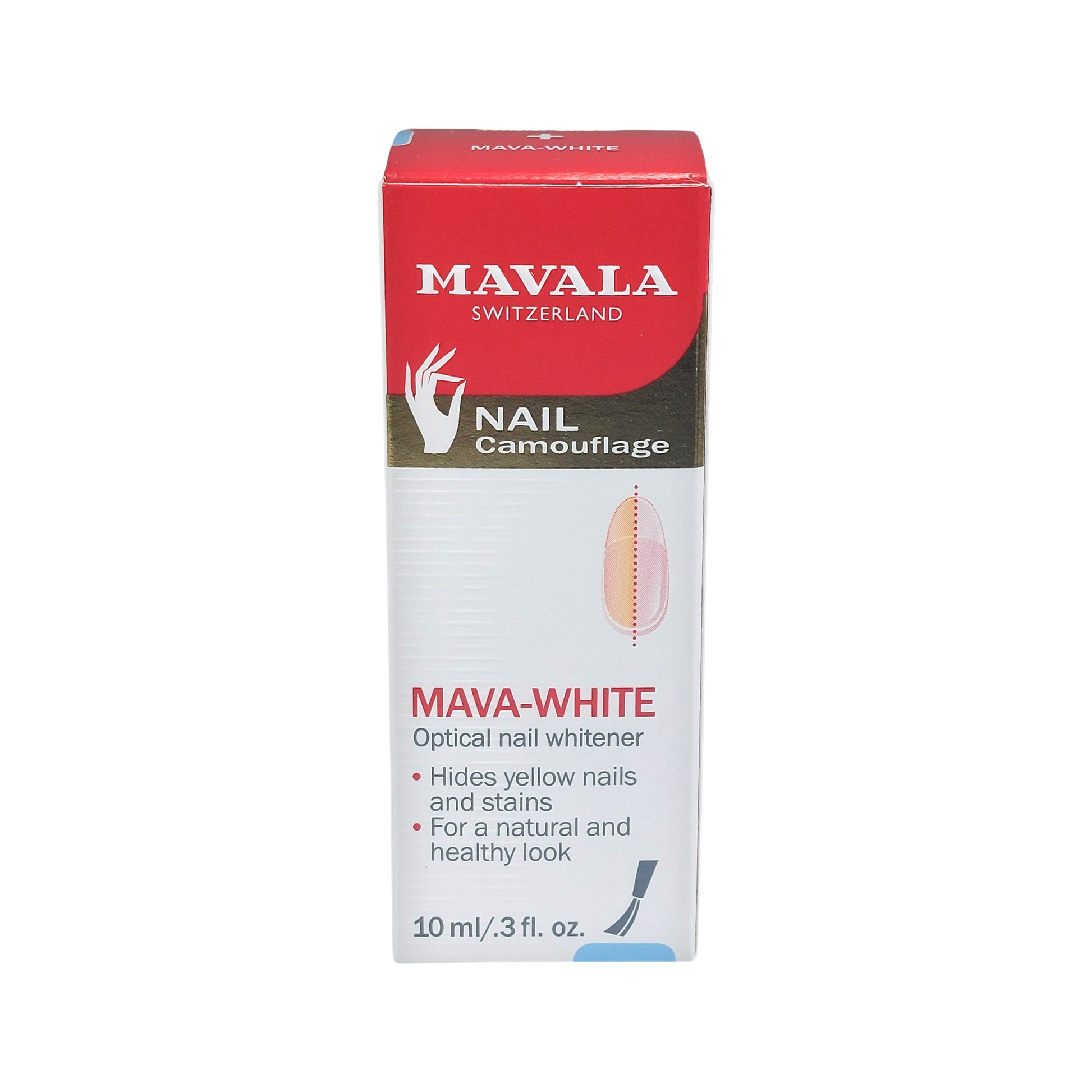 Mavala Nail Camouflage Mava-White Optical Nail Whitener, 10 ml