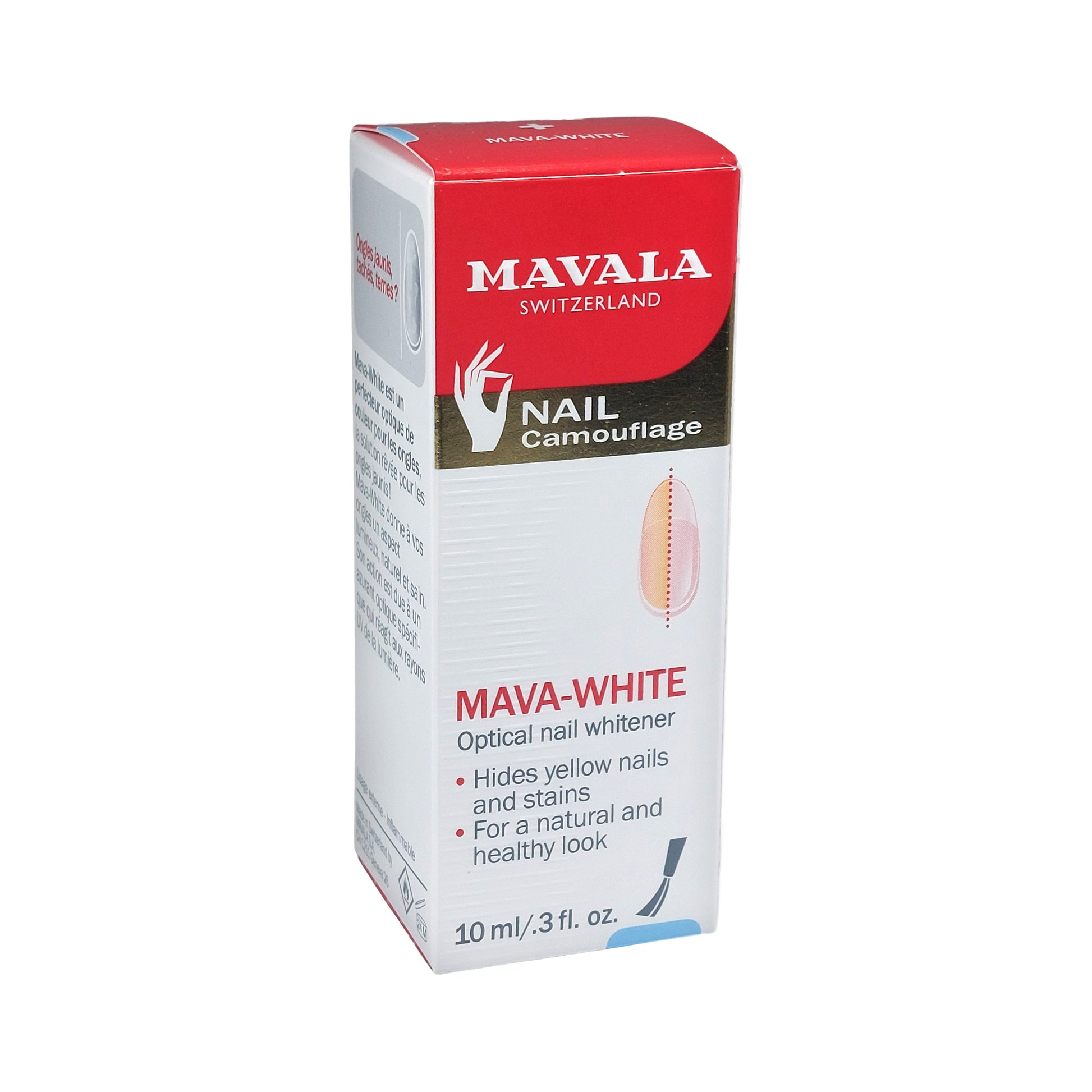 Mavala Nail Camouflage Mava-White Optical Nail Whitener, 10 ml