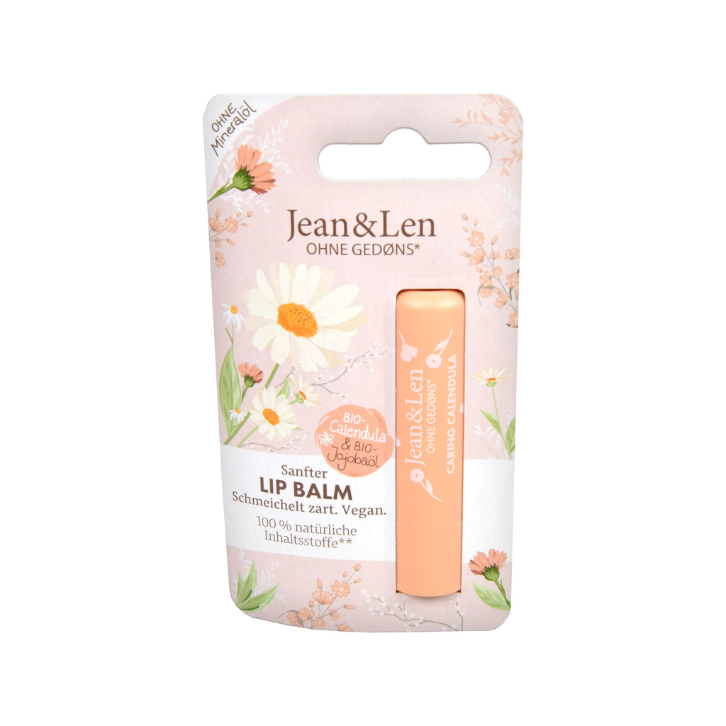 Jean&Len Lip Balm Caring Calendula & Jojobaöl, 4.7 g