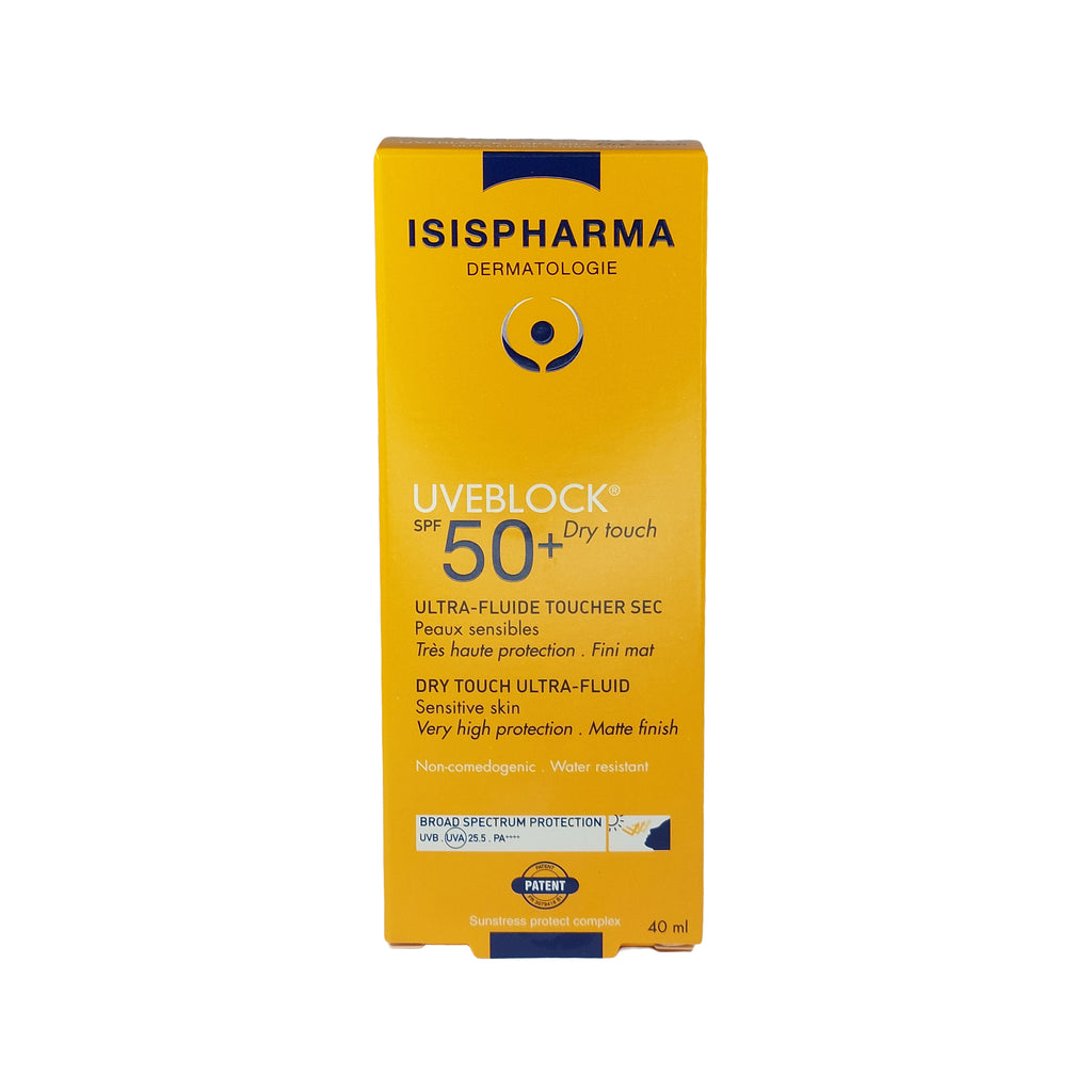 Isispharma Uveblock SPF 50+ Dry Touch Invisible Fluid, 40 ml