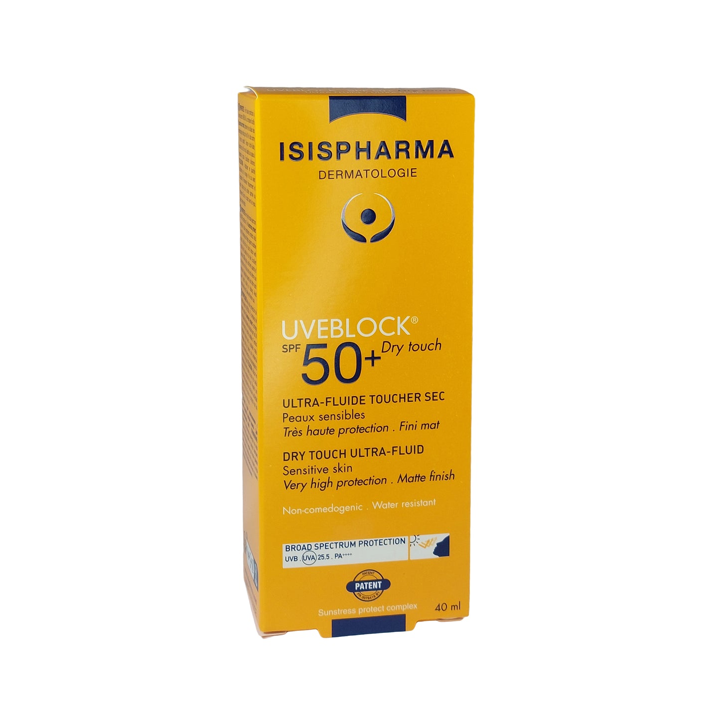 Isispharma Uveblock SPF 50+ Dry Touch Invisible Fluid, 40 ml