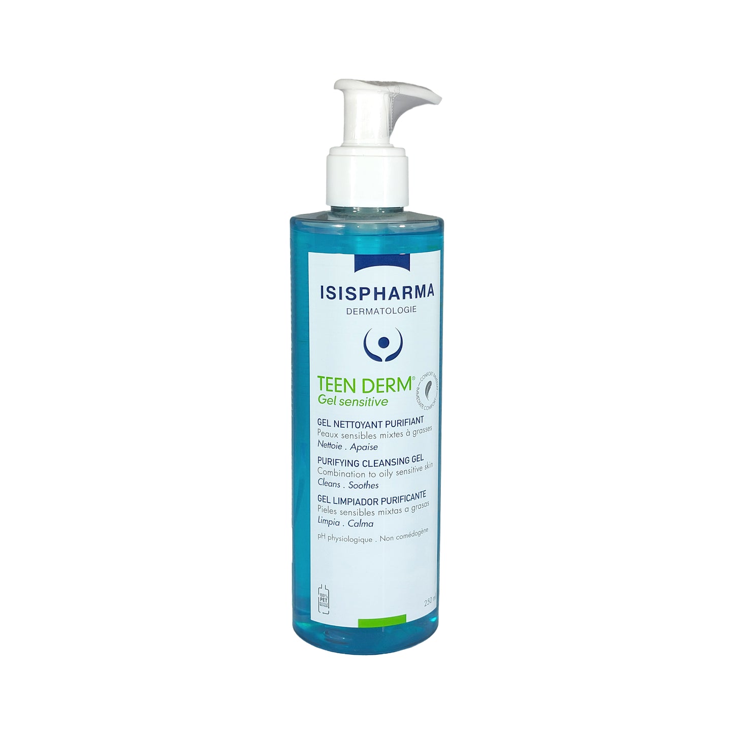 Isispharma Teen Derm Purifying Cleansing Gel, 250 ml