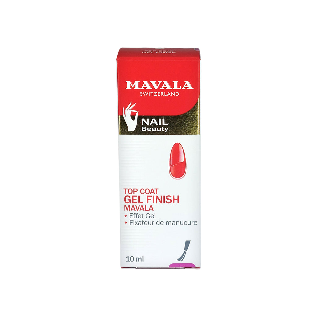 Mavala Gel Finish Top Coat Gel Effect Manicure-Fixator, 10 ml