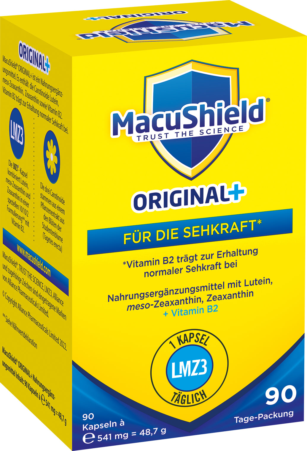 MacuShield Original + Weichkapseln 90-Tage, 90 St