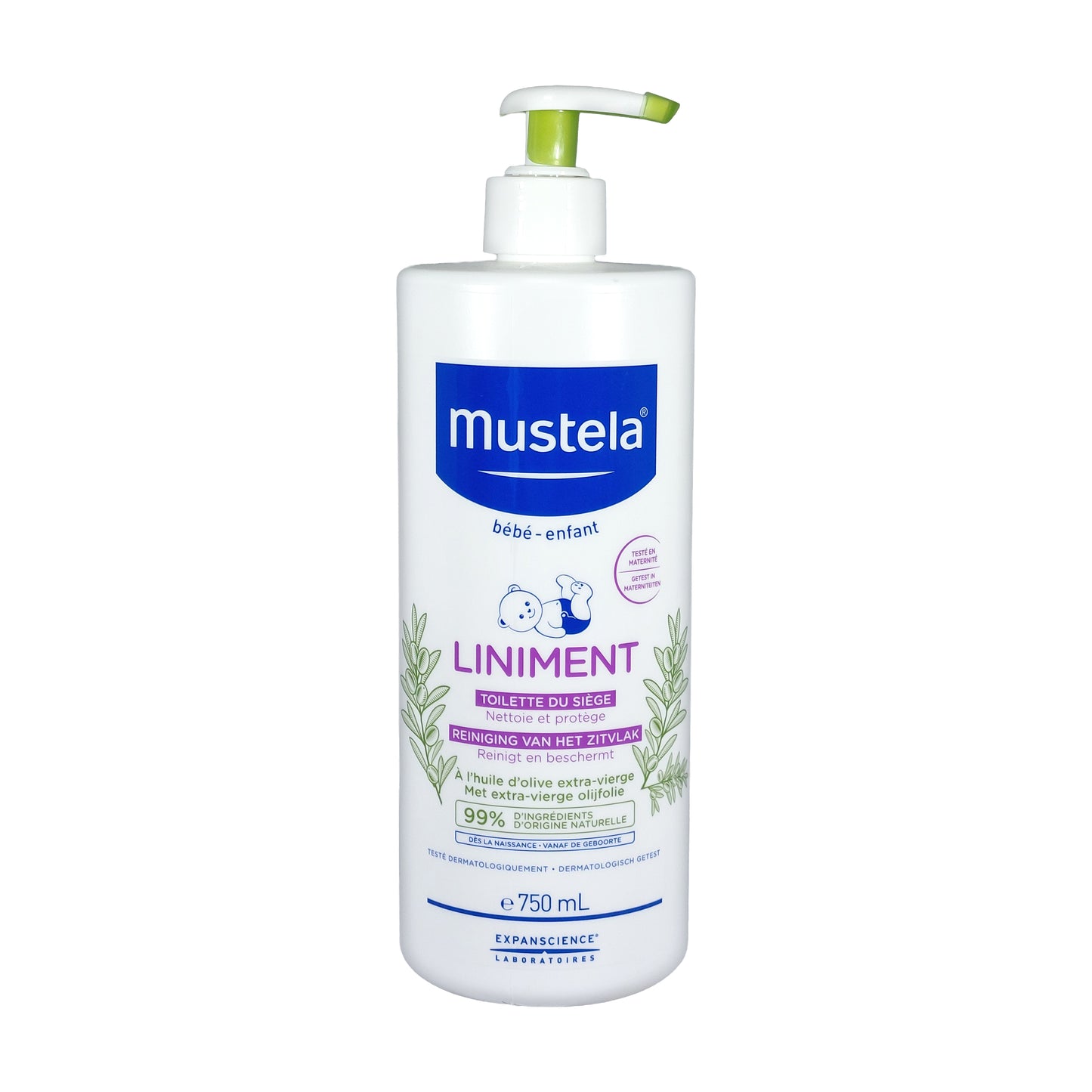 Mustela Baby Liniment Reinigungslotion für den Windelwechsel XL, 750 ml