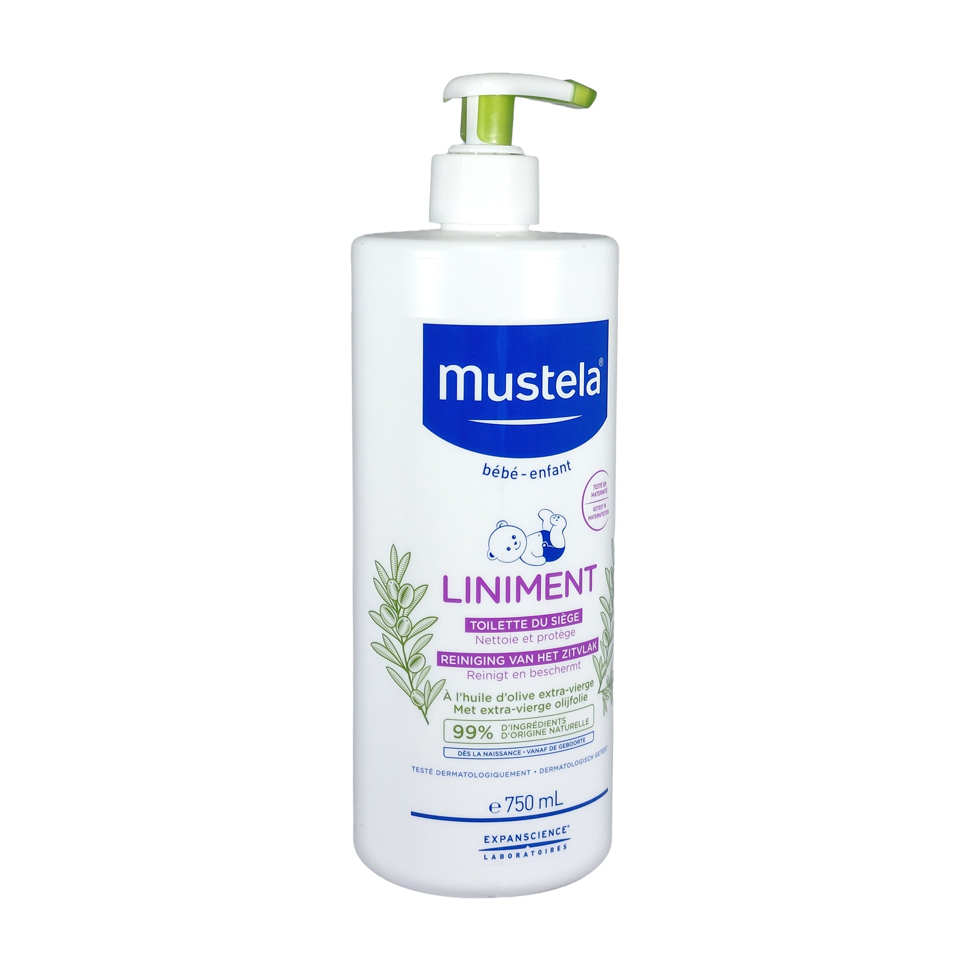 Mustela Baby Liniment Reinigungslotion für den Windelwechsel XL, 750 ml