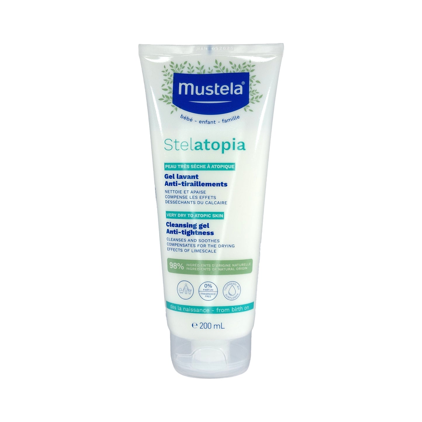 Mustela Baby Stelatopia Reinigungsgel, 200 ml