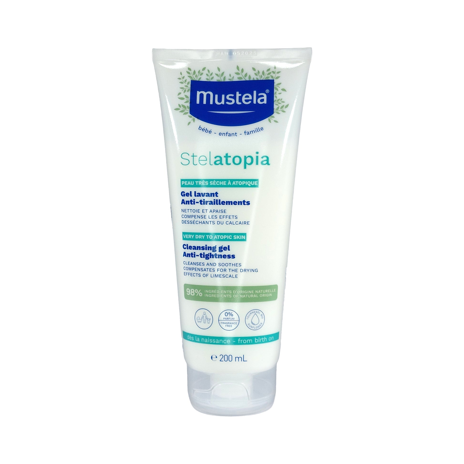 Mustela Baby Stelatopia Reinigungsgel, 200 ml