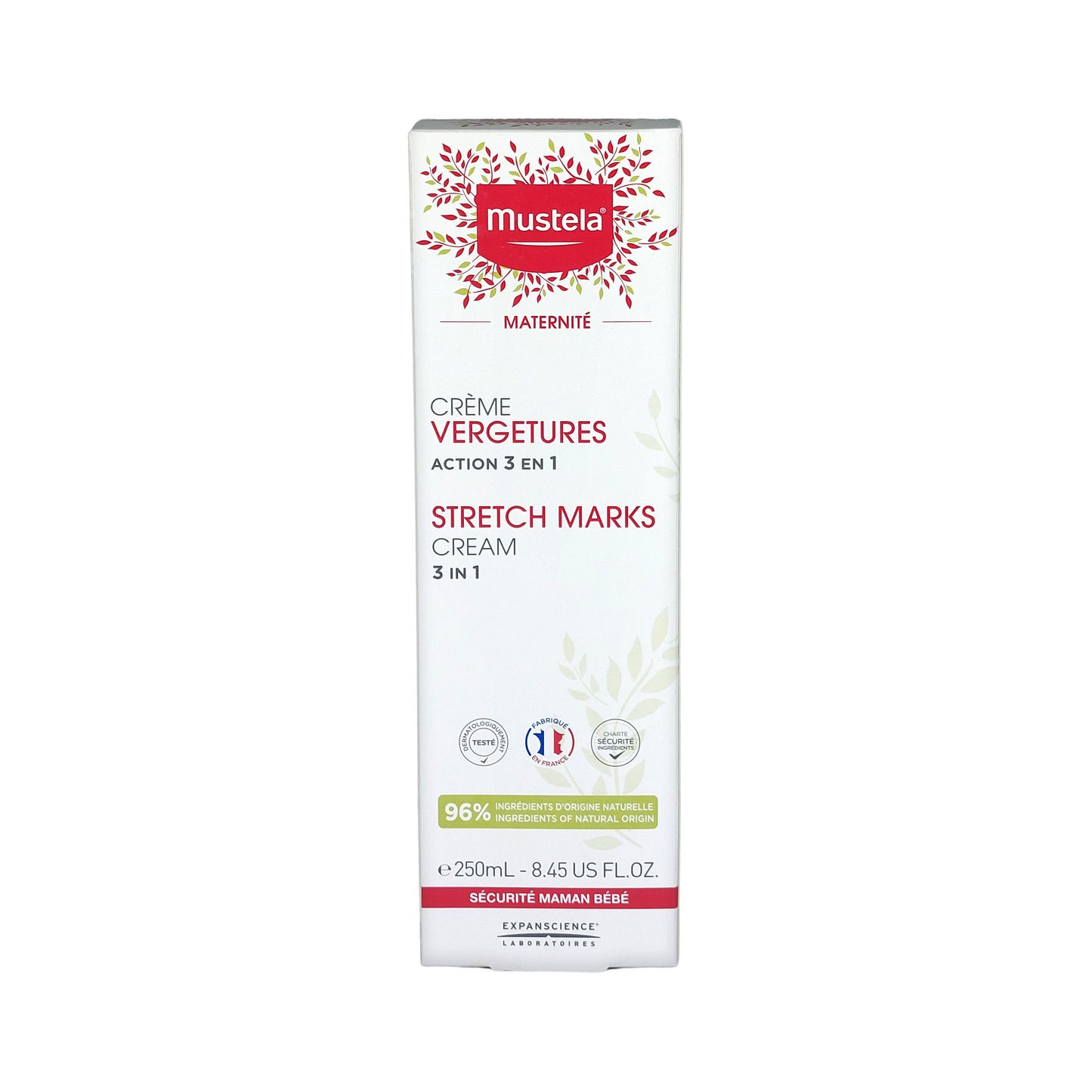 Mustela Maternity Creme gegen Dehnungsstreifen XL, 250 ml