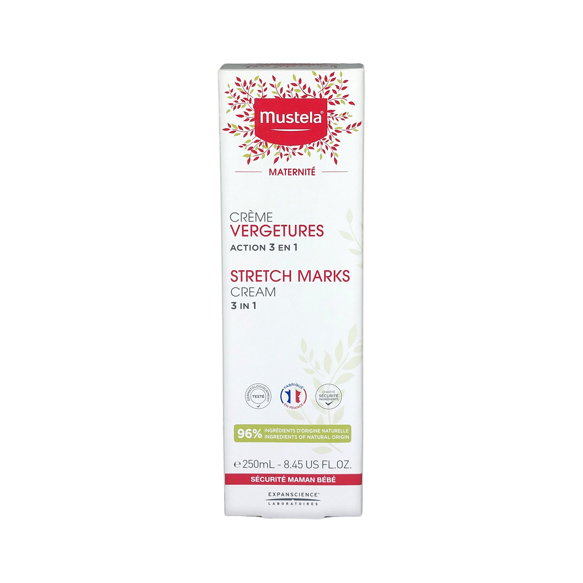 Mustela Maternity Creme gegen Dehnungsstreifen XL, 250 ml